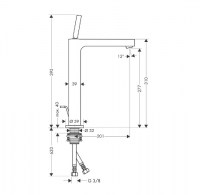 AXOR HANSGROHE CITTERIO LAVABO 270